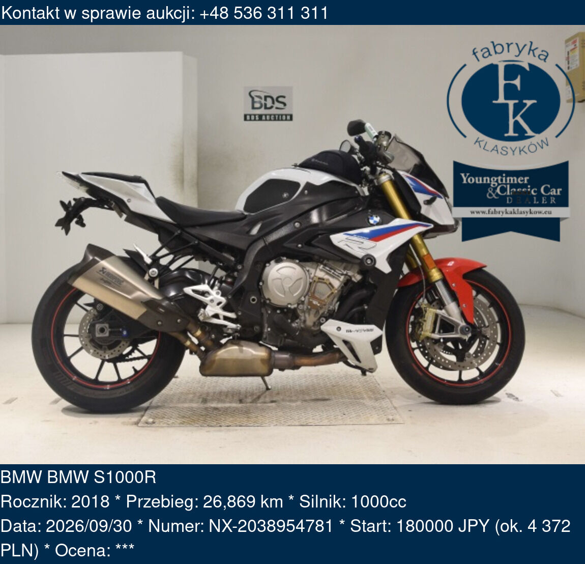 BMW BMW S1000R 2018 - zdjęcie 2