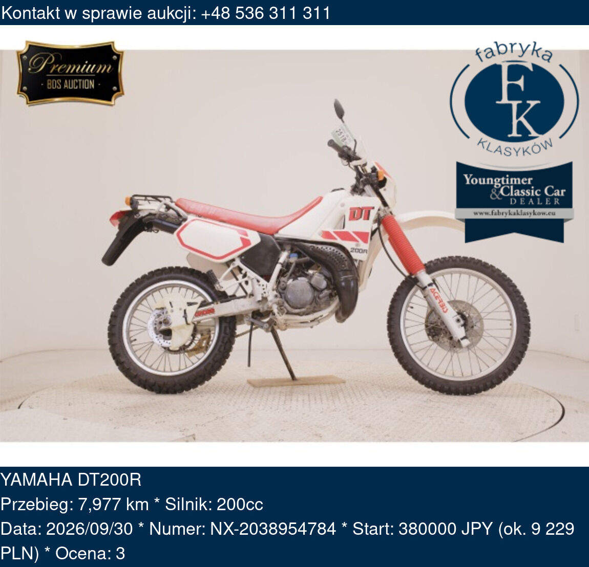 YAMAHA DT200R  - zdjęcie 2