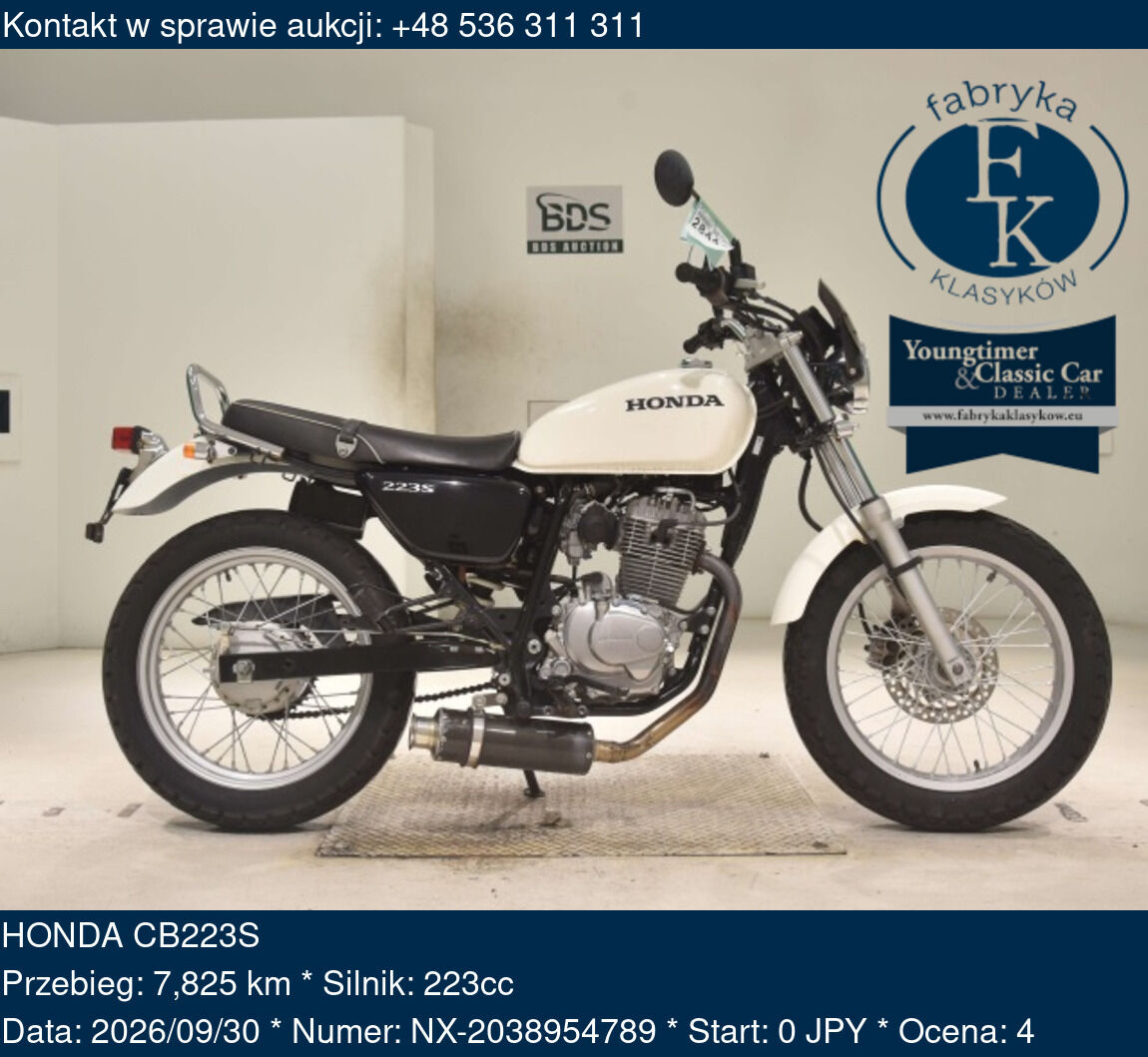 HONDA CB223S  - zdjęcie 2