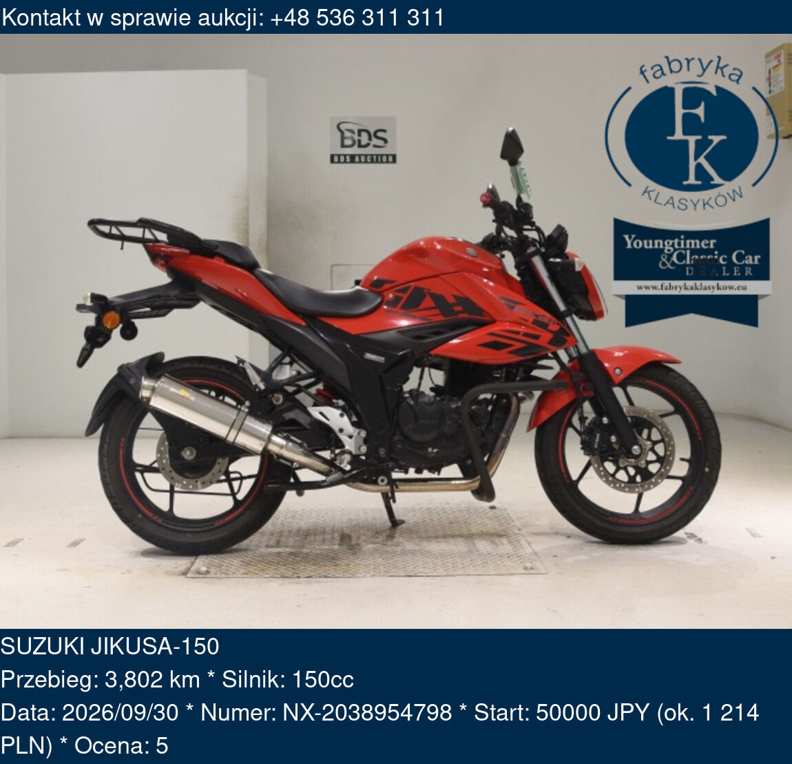 SUZUKI JIKUSA-150  - zdjęcie 2