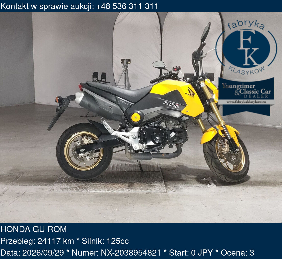 HONDA GU ROM  - zdjęcie 2