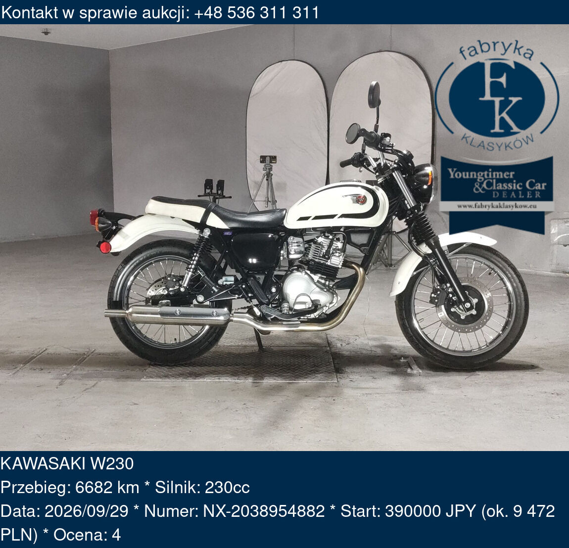 KAWASAKI W230  - zdjęcie 2