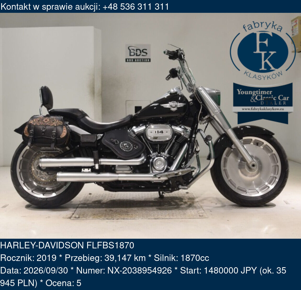 HARLEY-DAVIDSON FLFBS1870 2019 - zdjęcie 2