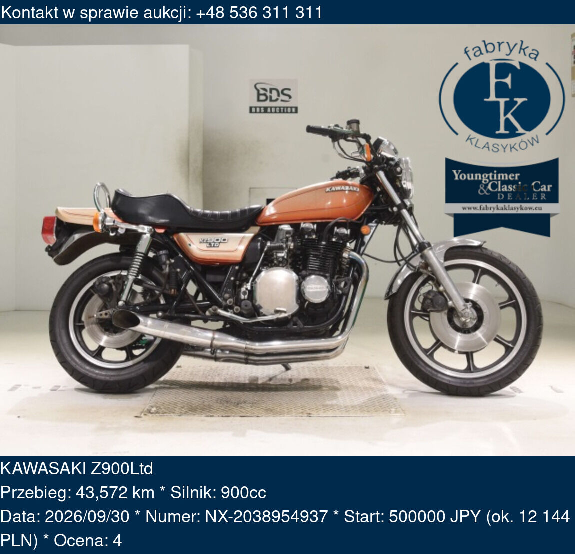 KAWASAKI Z900Ltd  - zdjęcie 2