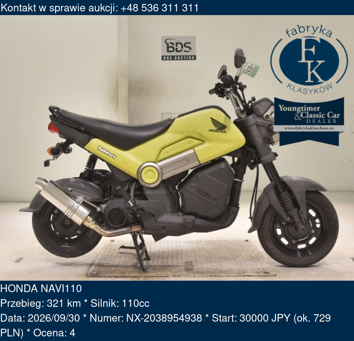 HONDA NAVI110  - zdjęcie 2