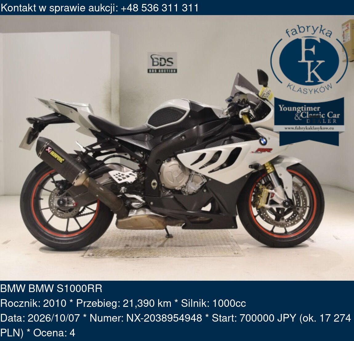 BMW BMW S1000RR 2010 - zdjęcie 2