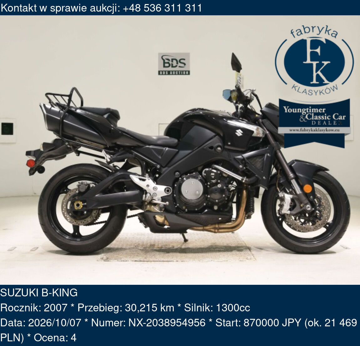 SUZUKI B-KING 2007 - zdjęcie 2