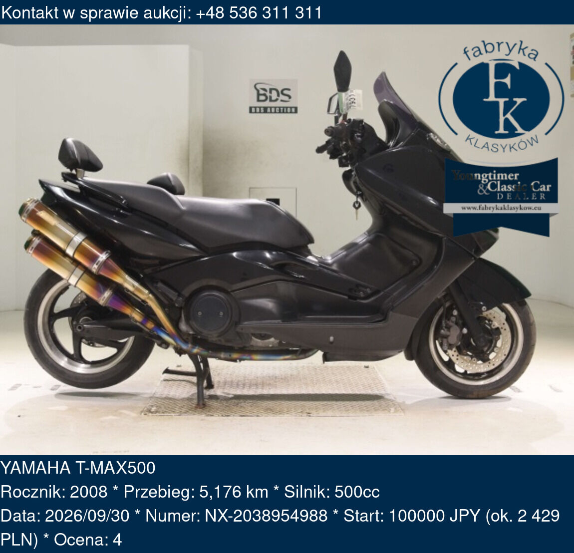 YAMAHA T-MAX500 2008 - zdjęcie 2