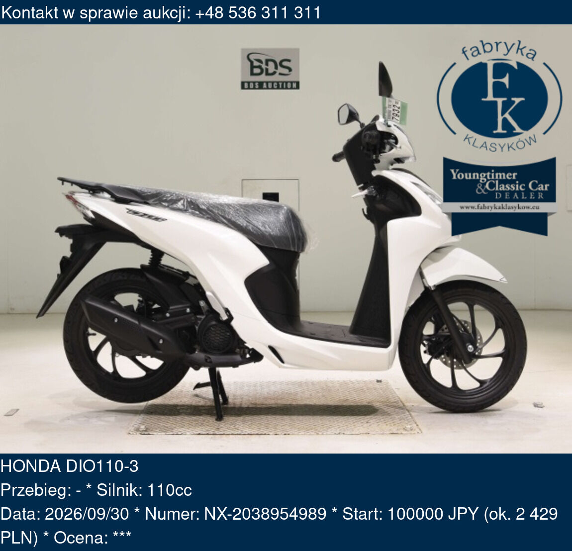HONDA DIO110-3  - zdjęcie 2