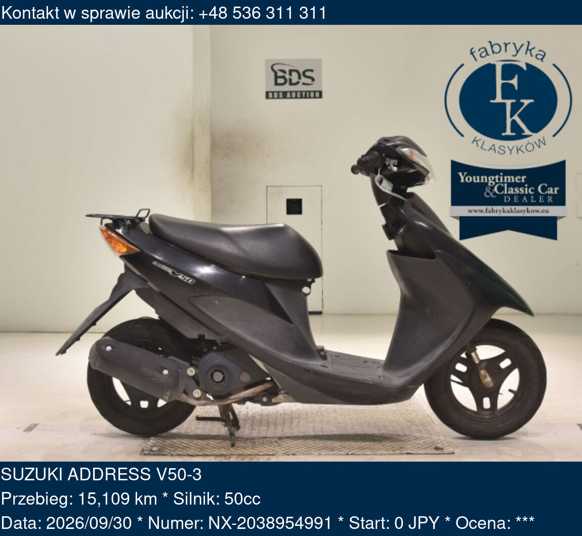 SUZUKI ADDRESS V50-3  - zdjęcie 2