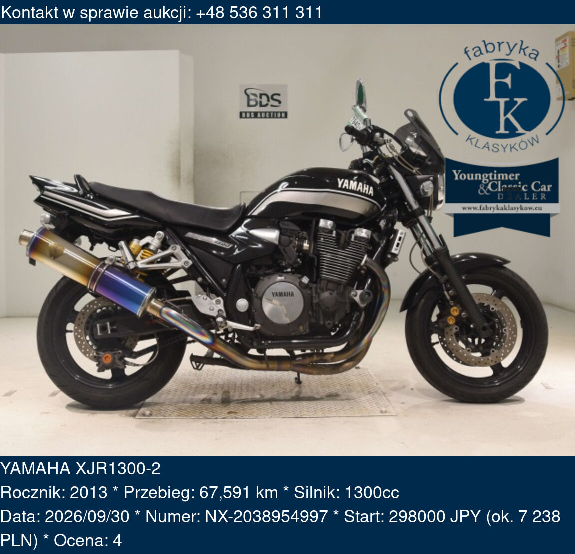 YAMAHA XJR1300-2 2013 - zdjęcie 2