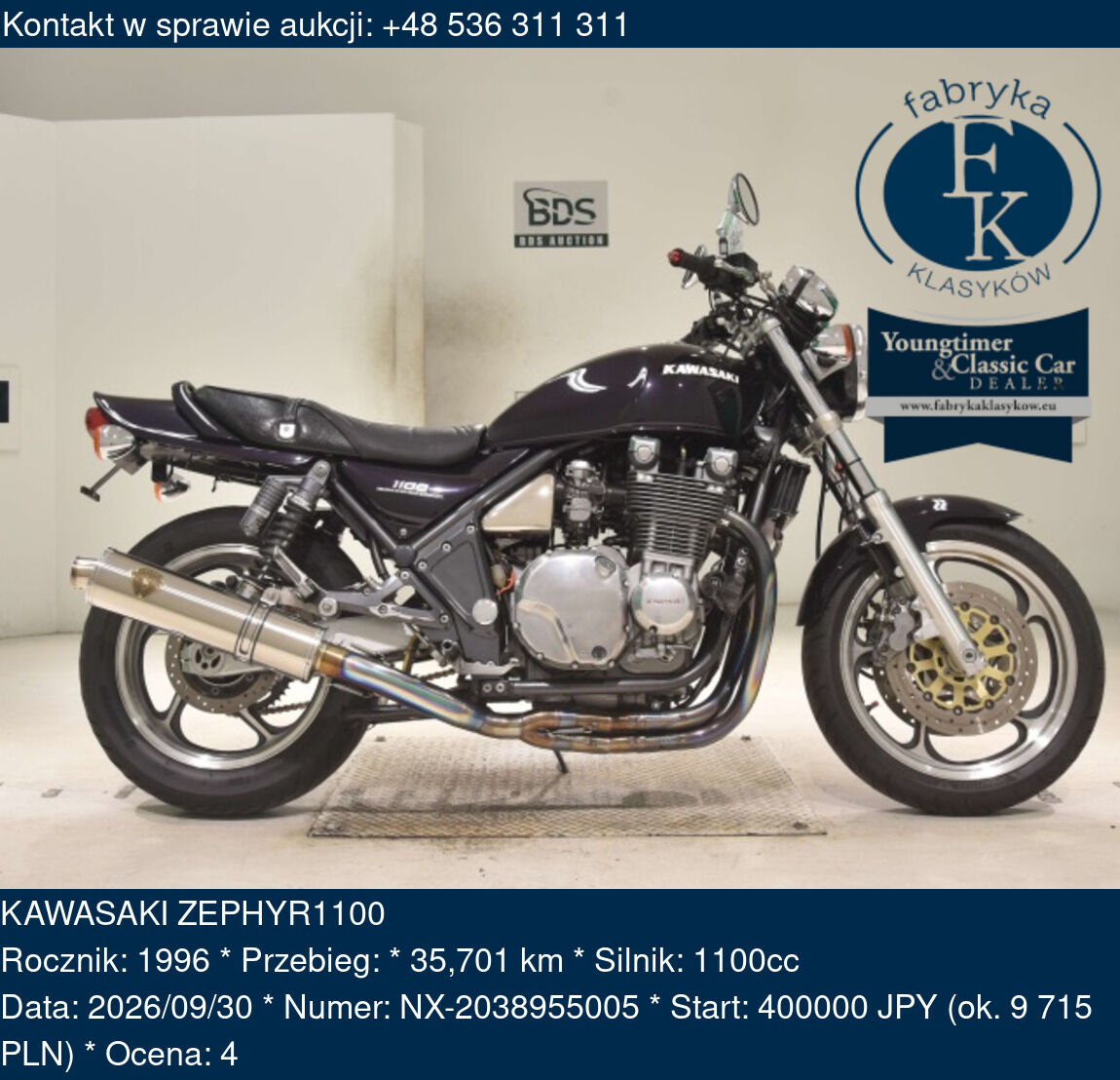 KAWASAKI ZEPHYR1100 1996 - zdjęcie 2