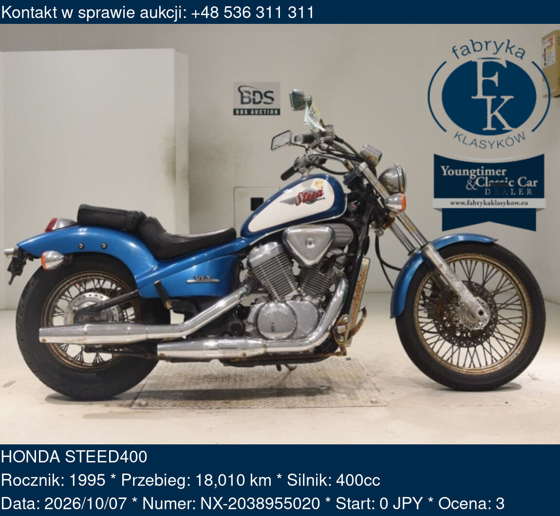 HONDA STEED400 1995 - zdjęcie 2