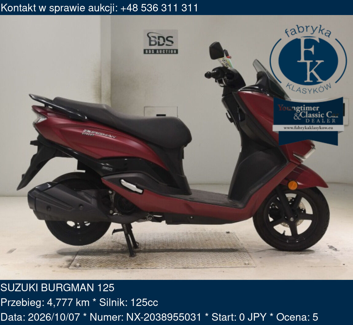 SUZUKI BURGMAN 125  - zdjęcie 2