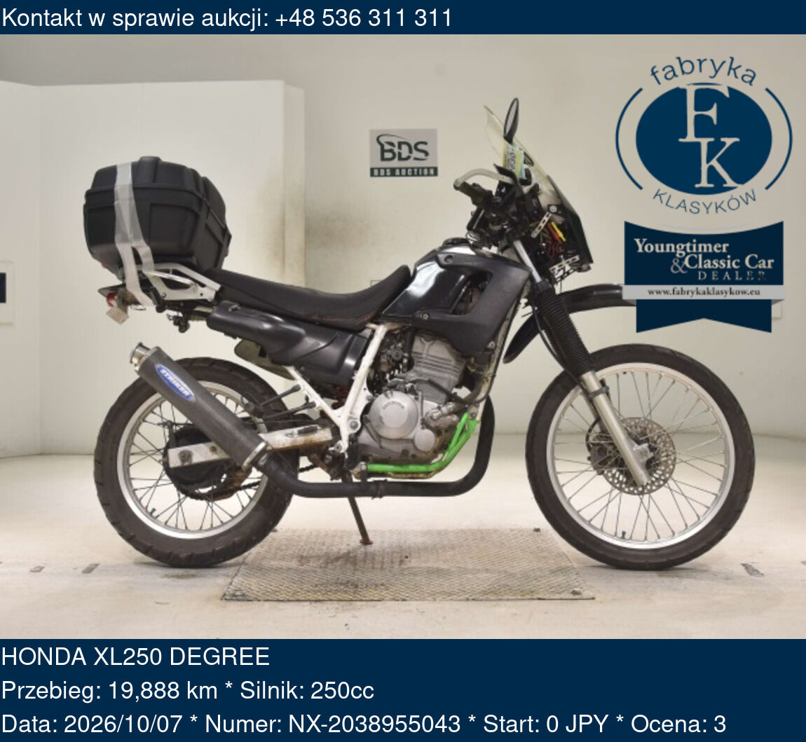 HONDA XL250 DEGREE - zdjęcie 2