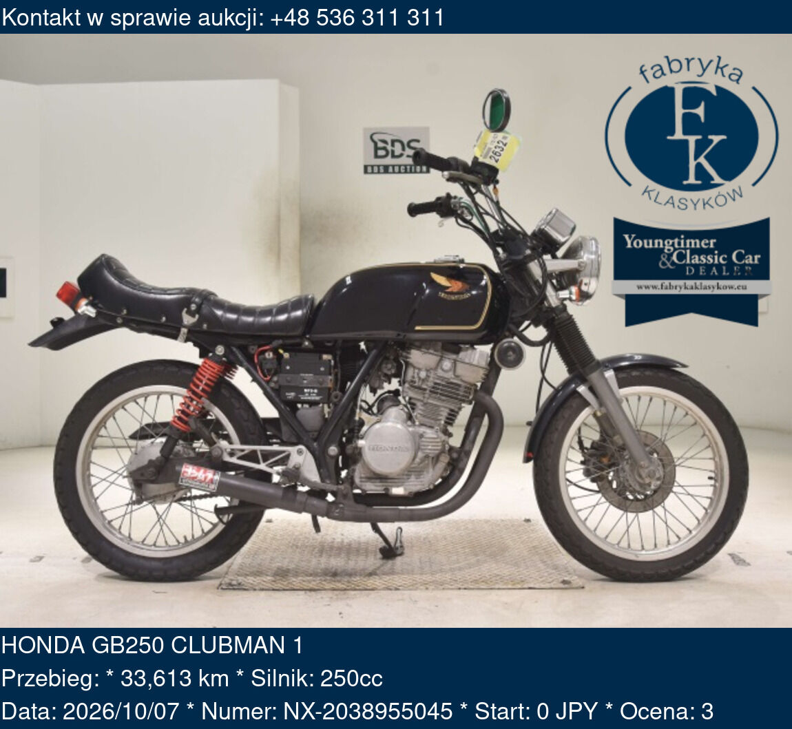 HONDA GB250 CLUBMAN 1  - zdjęcie 2