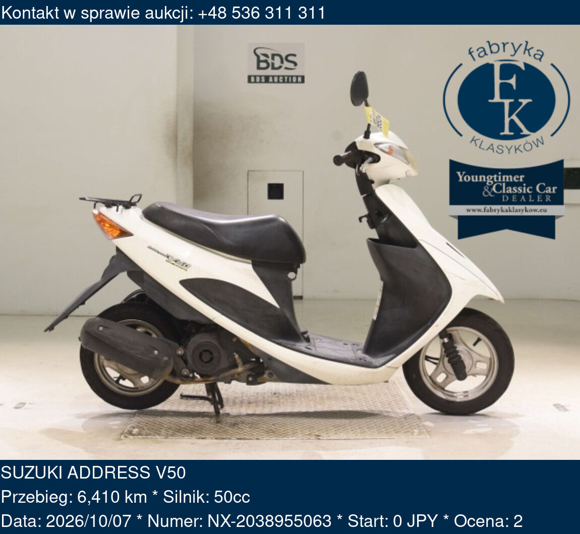 SUZUKI ADDRESS V50  - zdjęcie 2