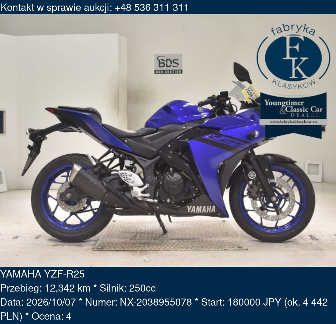 YAMAHA YZF-R25  - zdjęcie 2
