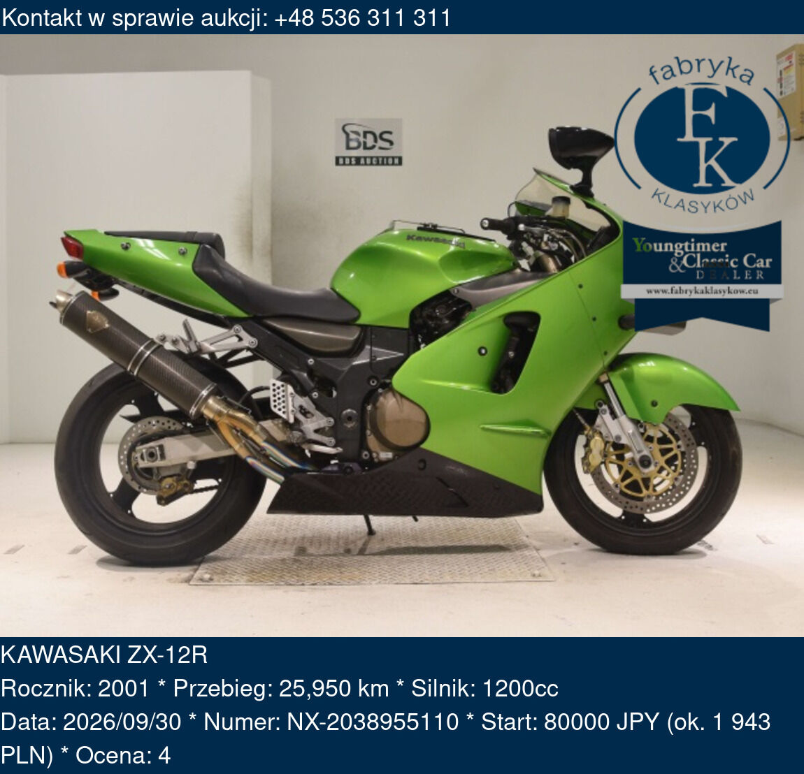 KAWASAKI ZX-12R 2001 - zdjęcie 2