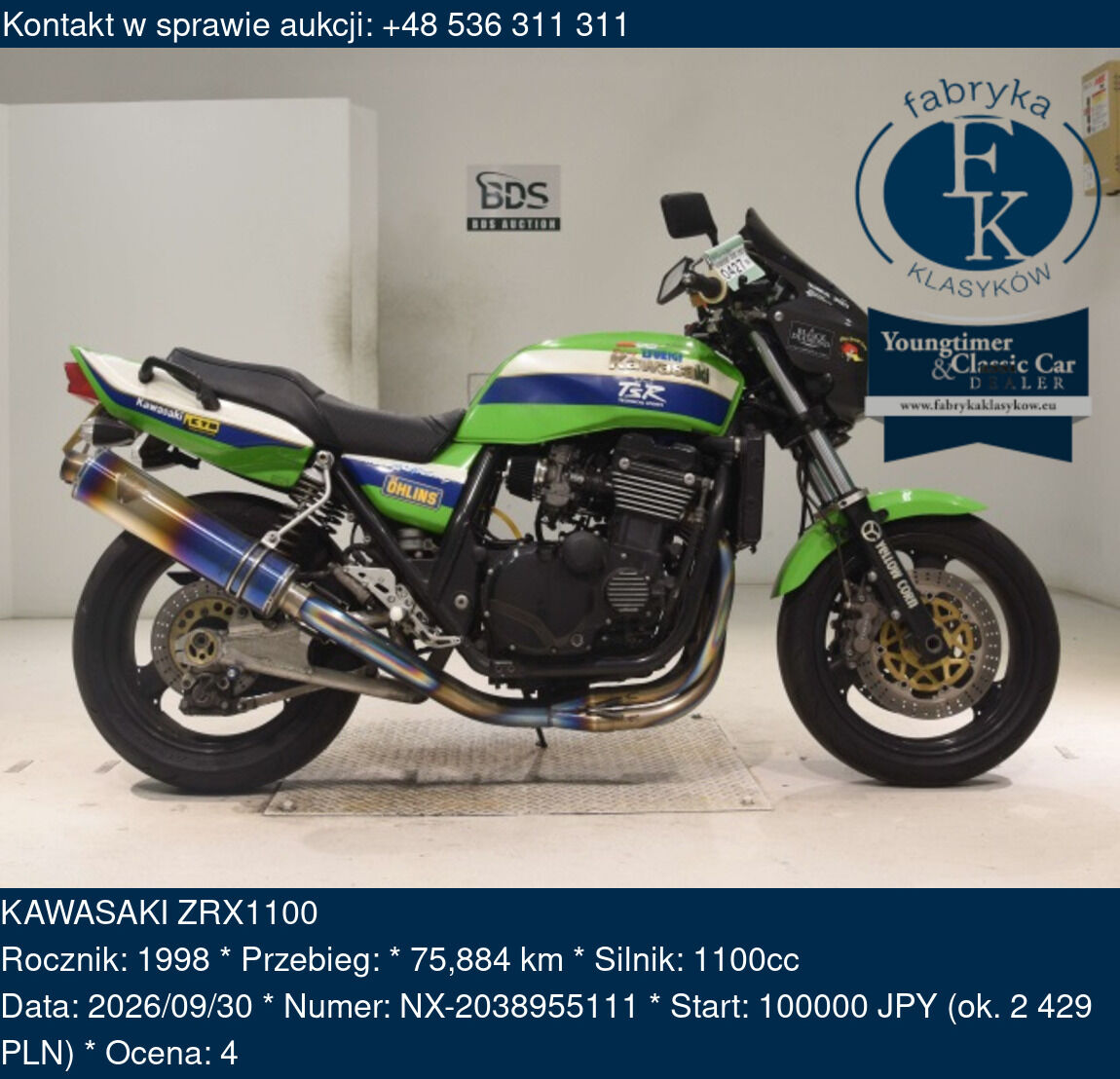 KAWASAKI ZRX1100 1998 - zdjęcie 2