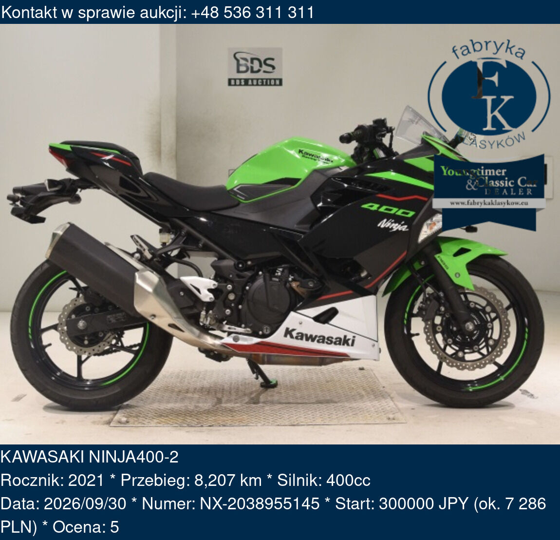 KAWASAKI NINJA400-2 2021 - zdjęcie 2