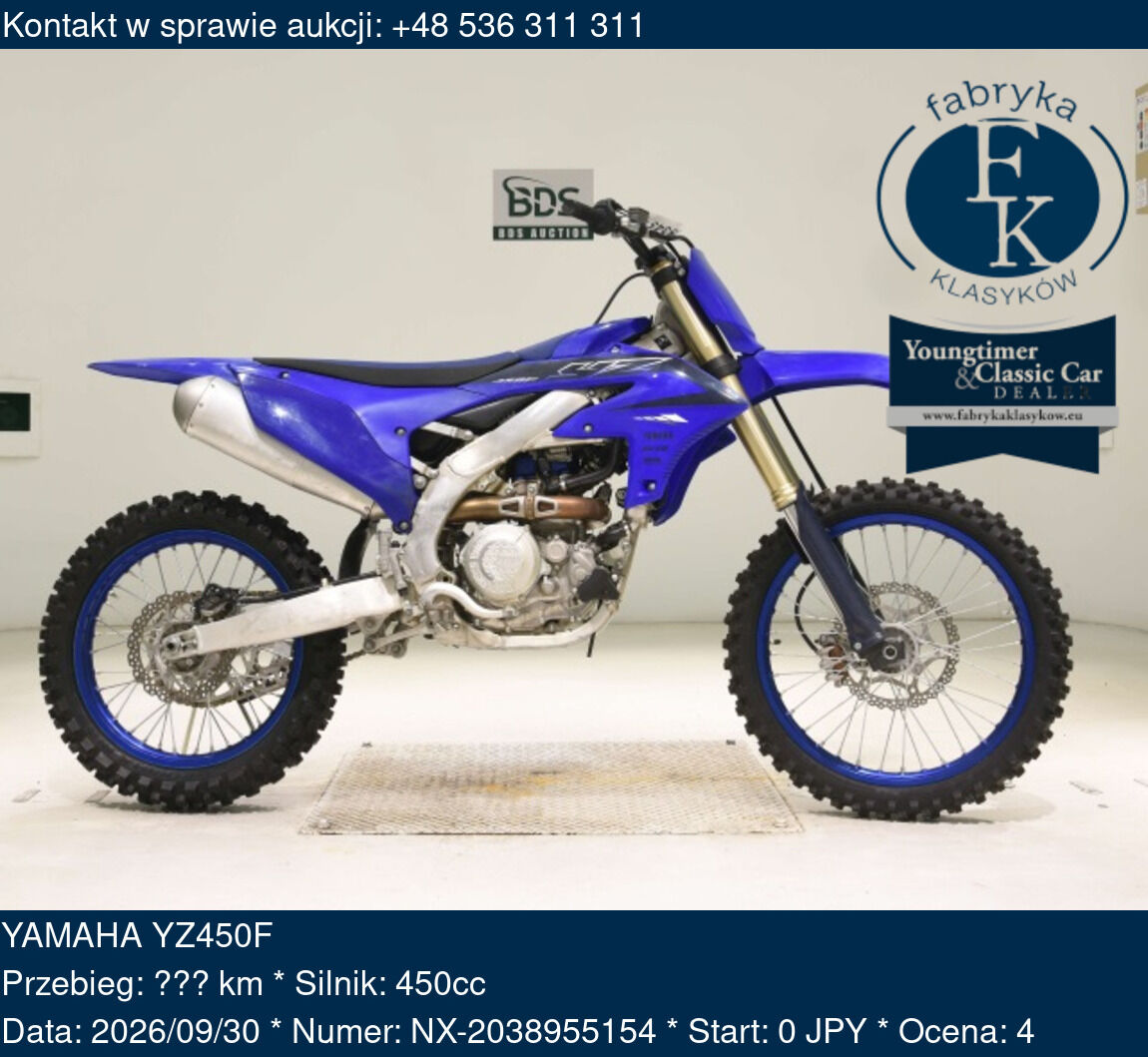 YAMAHA YZ450F - zdjęcie 2