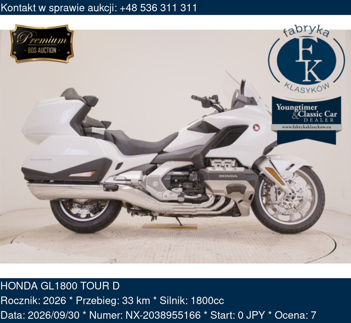 HONDA GL1800 TOUR D 2026 - zdjęcie 2