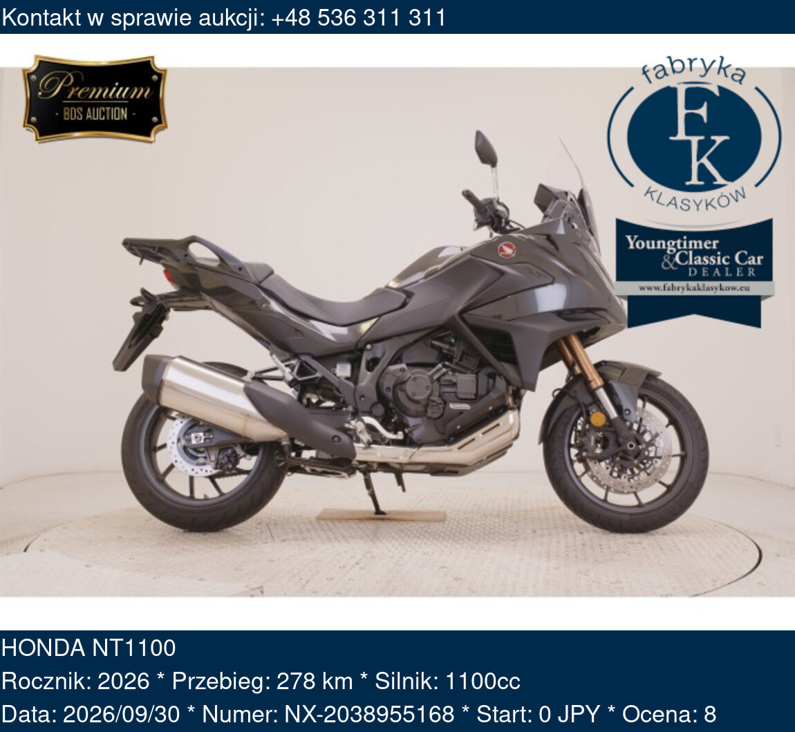 HONDA NT1100 2026 - zdjęcie 2