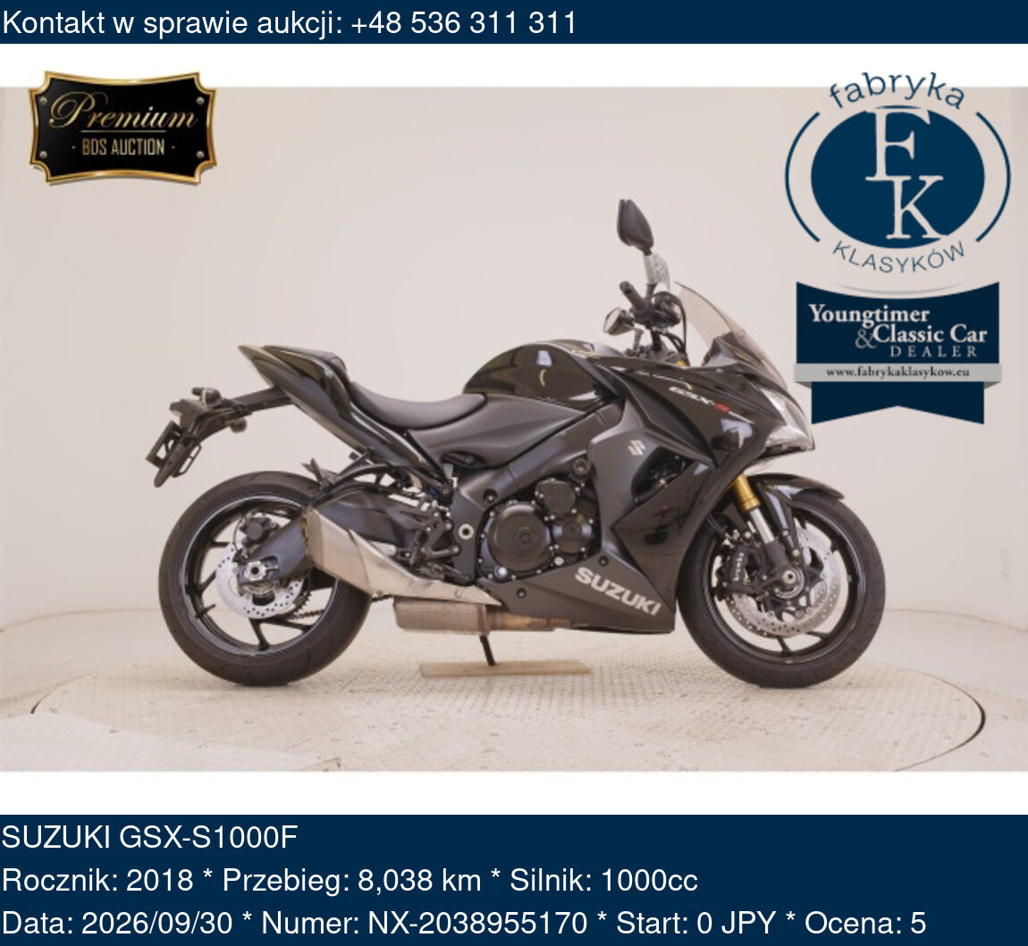 SUZUKI GSX-S1000F 2018 - zdjęcie 2