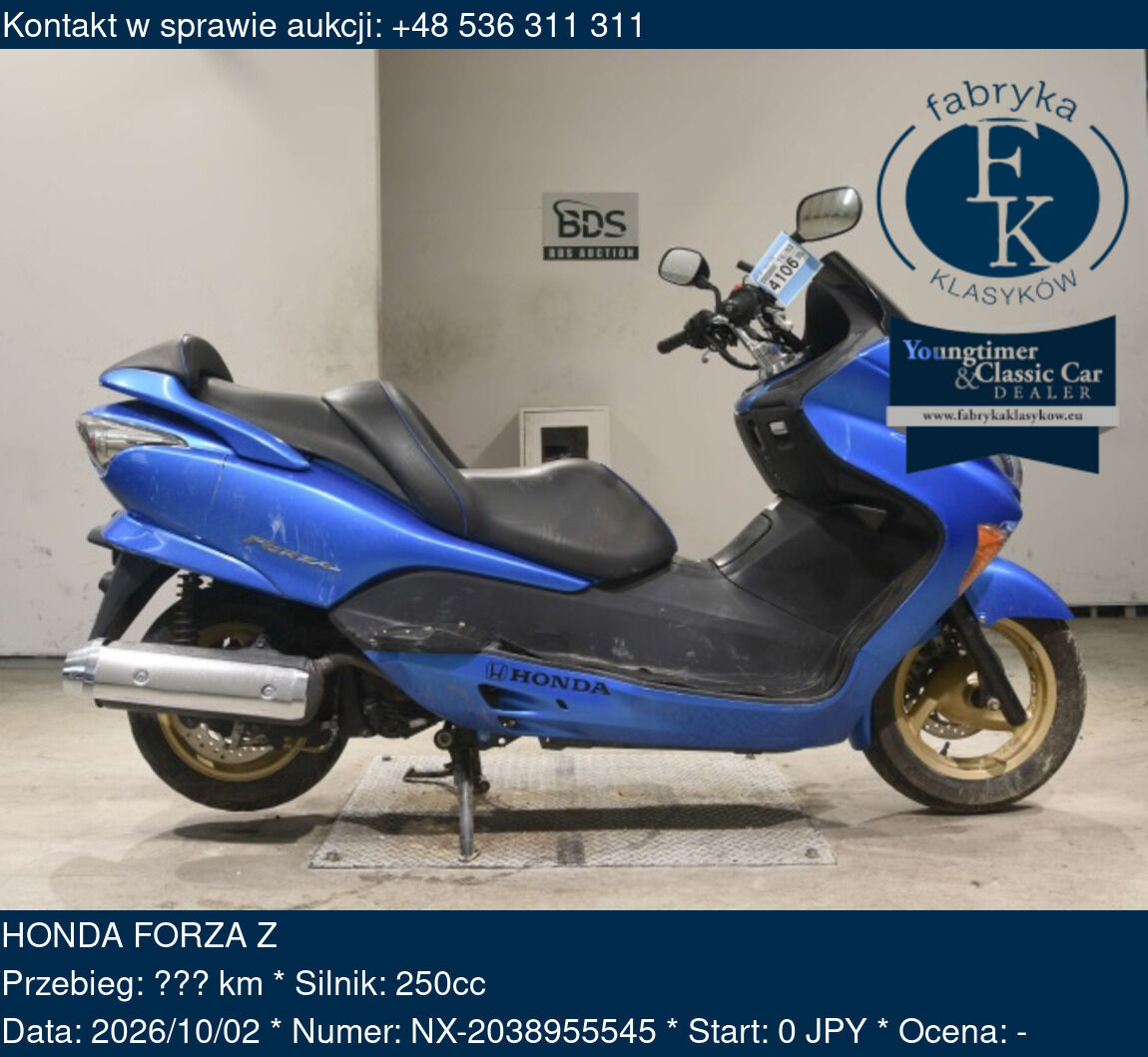 HONDA FORZA Z  - zdjęcie 2