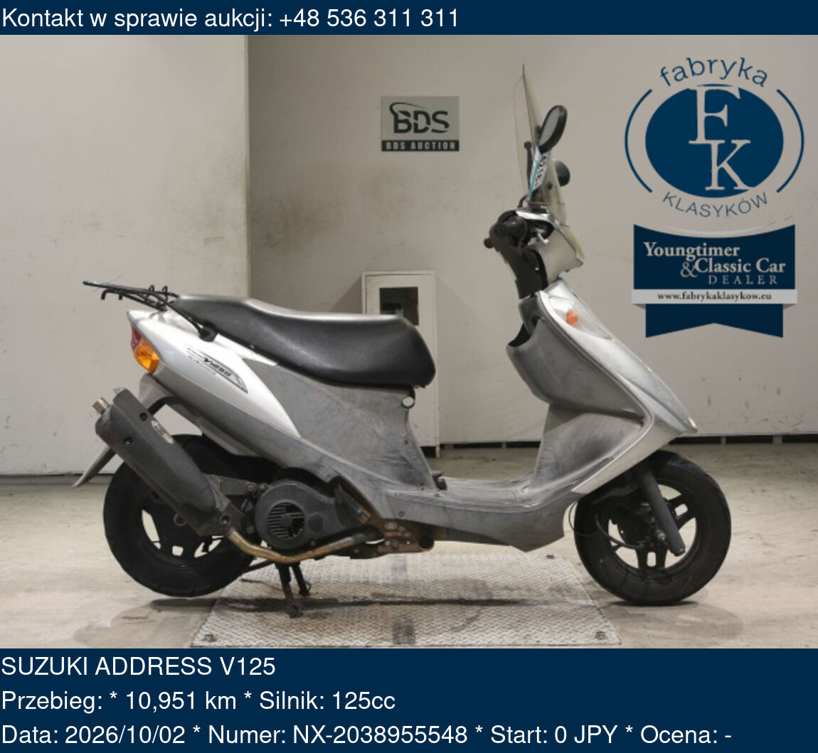 SUZUKI ADDRESS V125  - zdjęcie 2