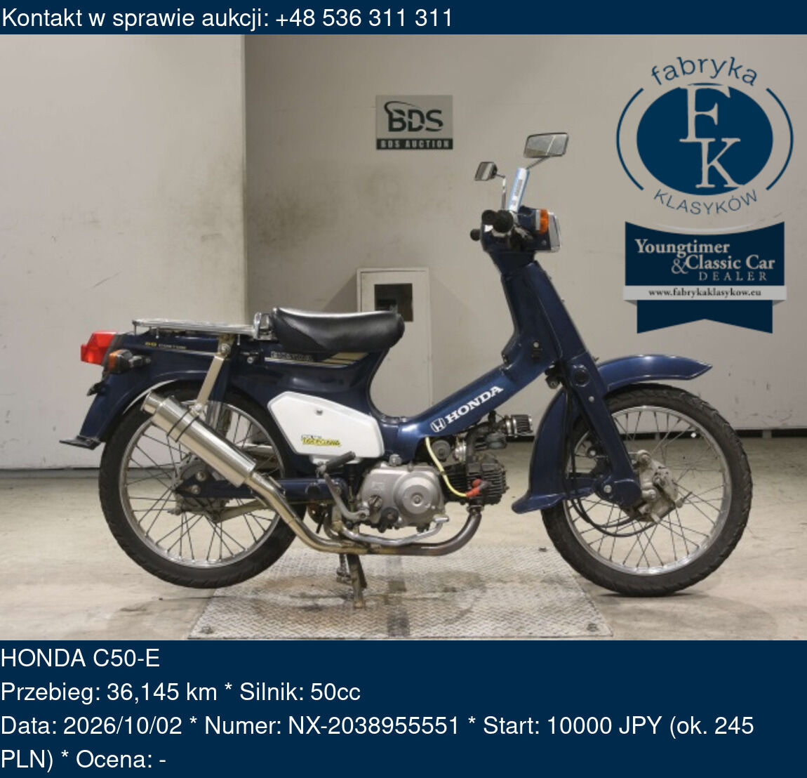 HONDA C50-E  - zdjęcie 2