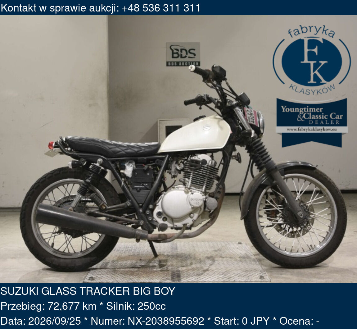 SUZUKI GLASS TRACKER BIG BOY  - zdjęcie 2