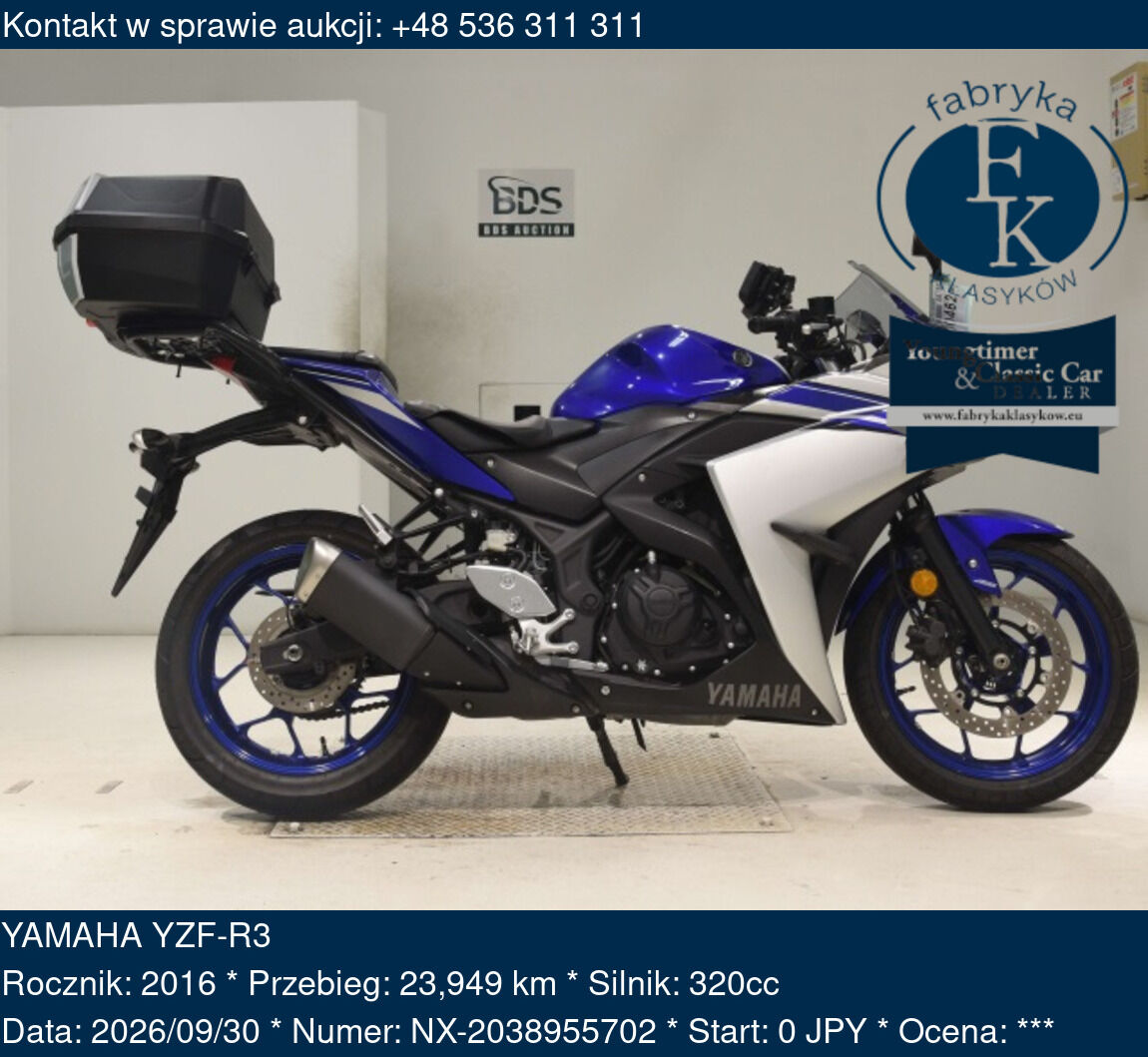 YAMAHA YZF-R3 2016 - zdjęcie 2