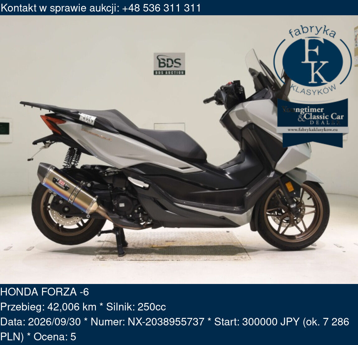 HONDA FORZA -6  - zdjęcie 2