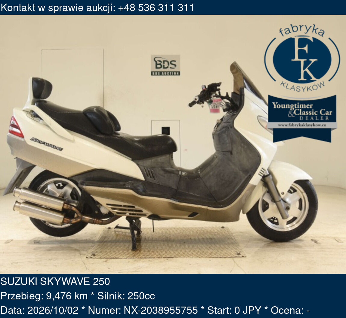 SUZUKI SKYWAVE 250  - zdjęcie 2