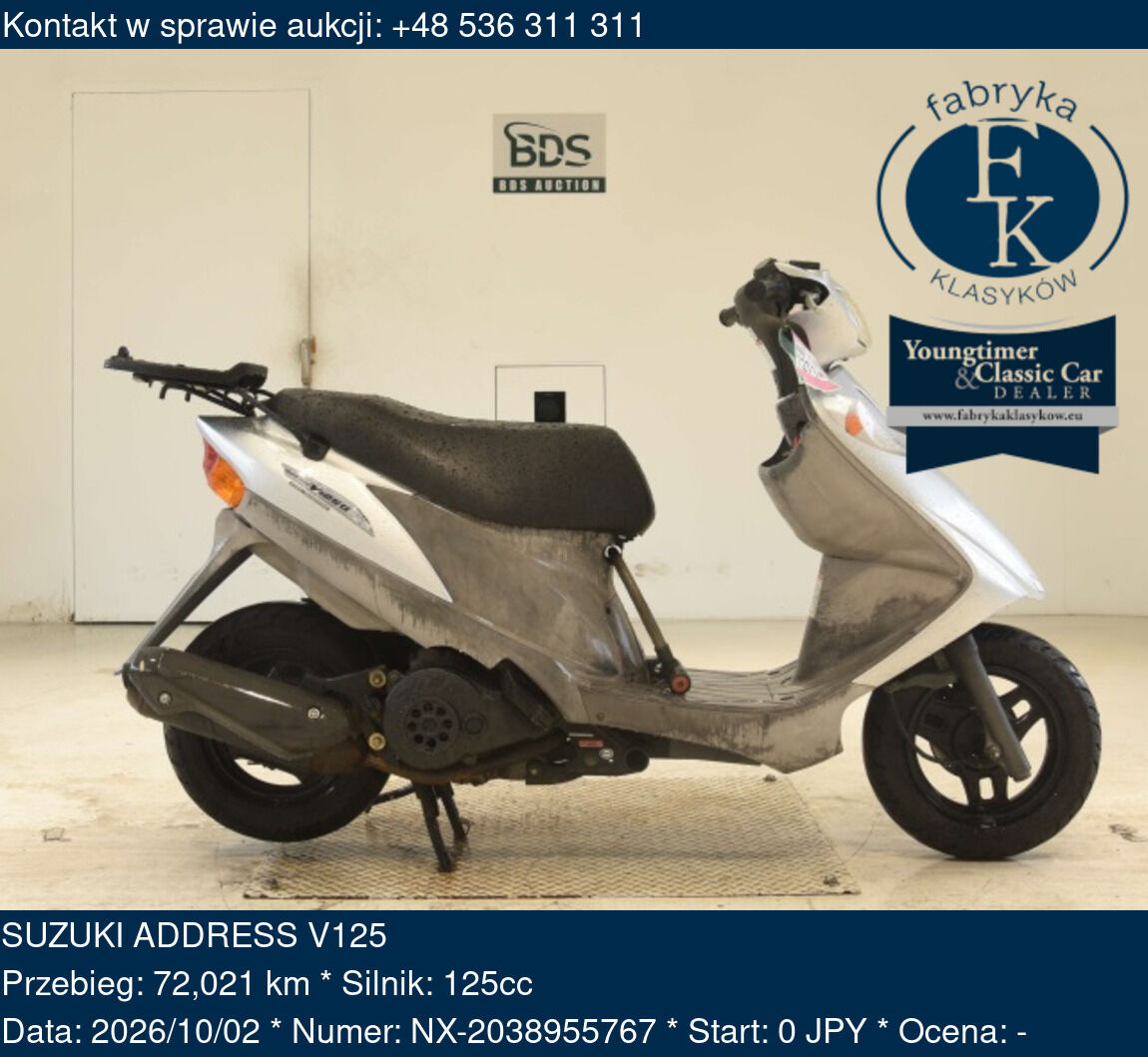 SUZUKI ADDRESS V125  - zdjęcie 2