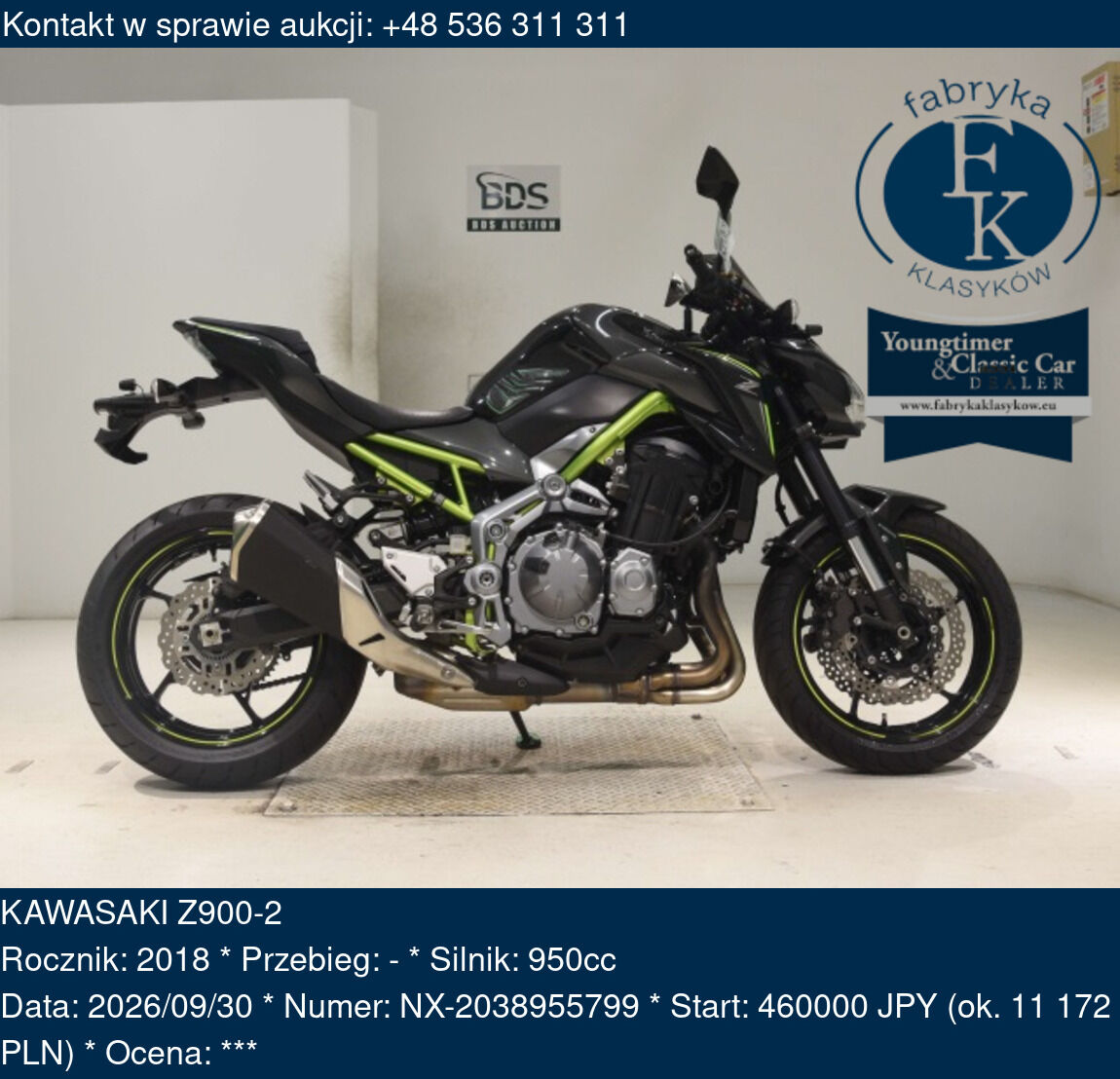 KAWASAKI Z900-2 2018 - zdjęcie 2