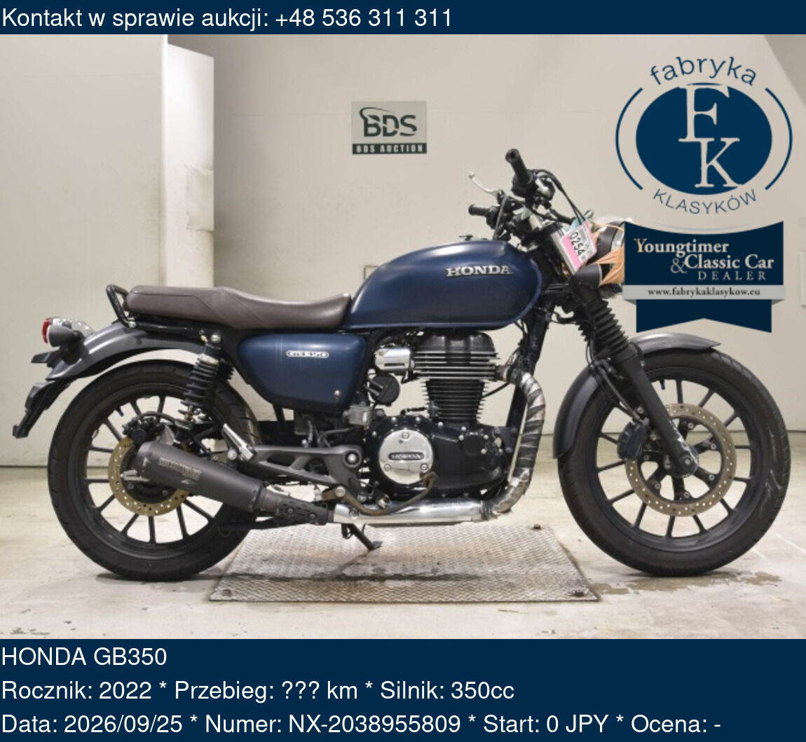 HONDA GB350 2022 - zdjęcie 2