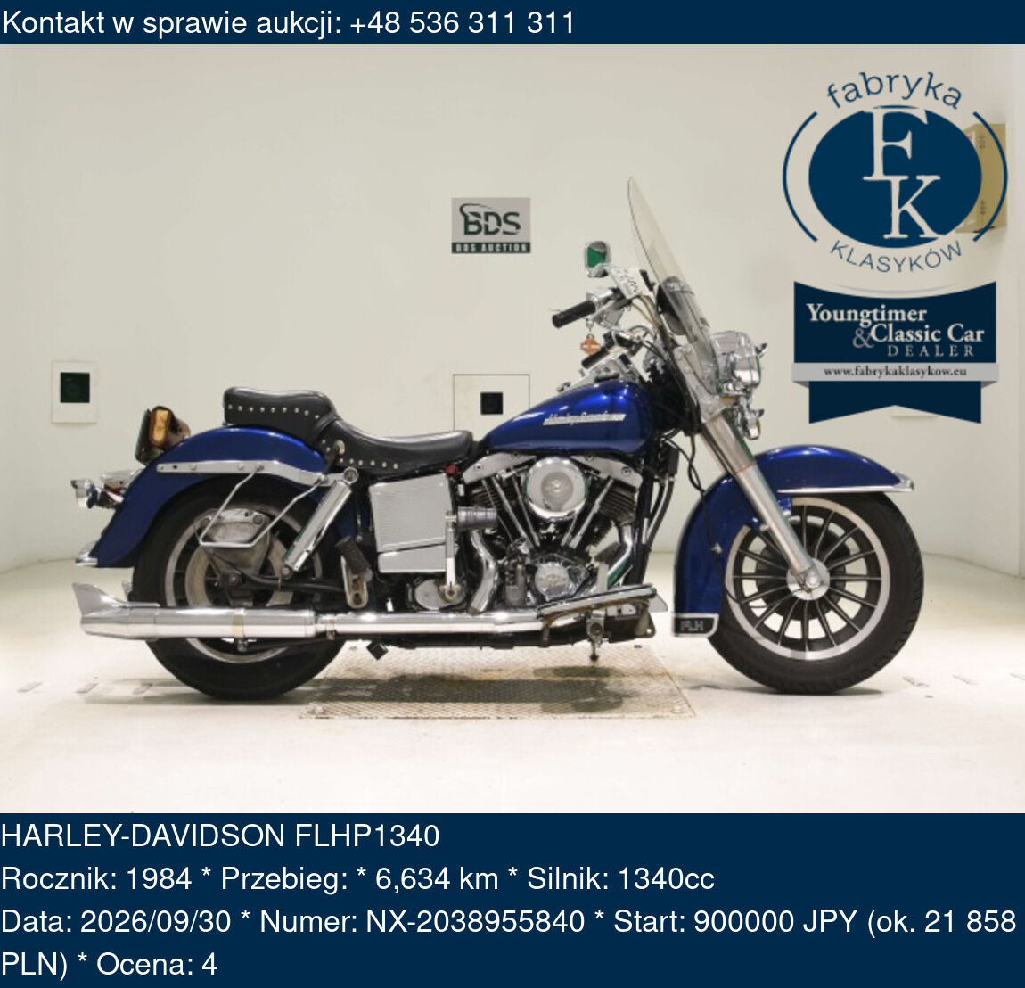 HARLEY-DAVIDSON FLHP1340 1984 - zdjęcie 2
