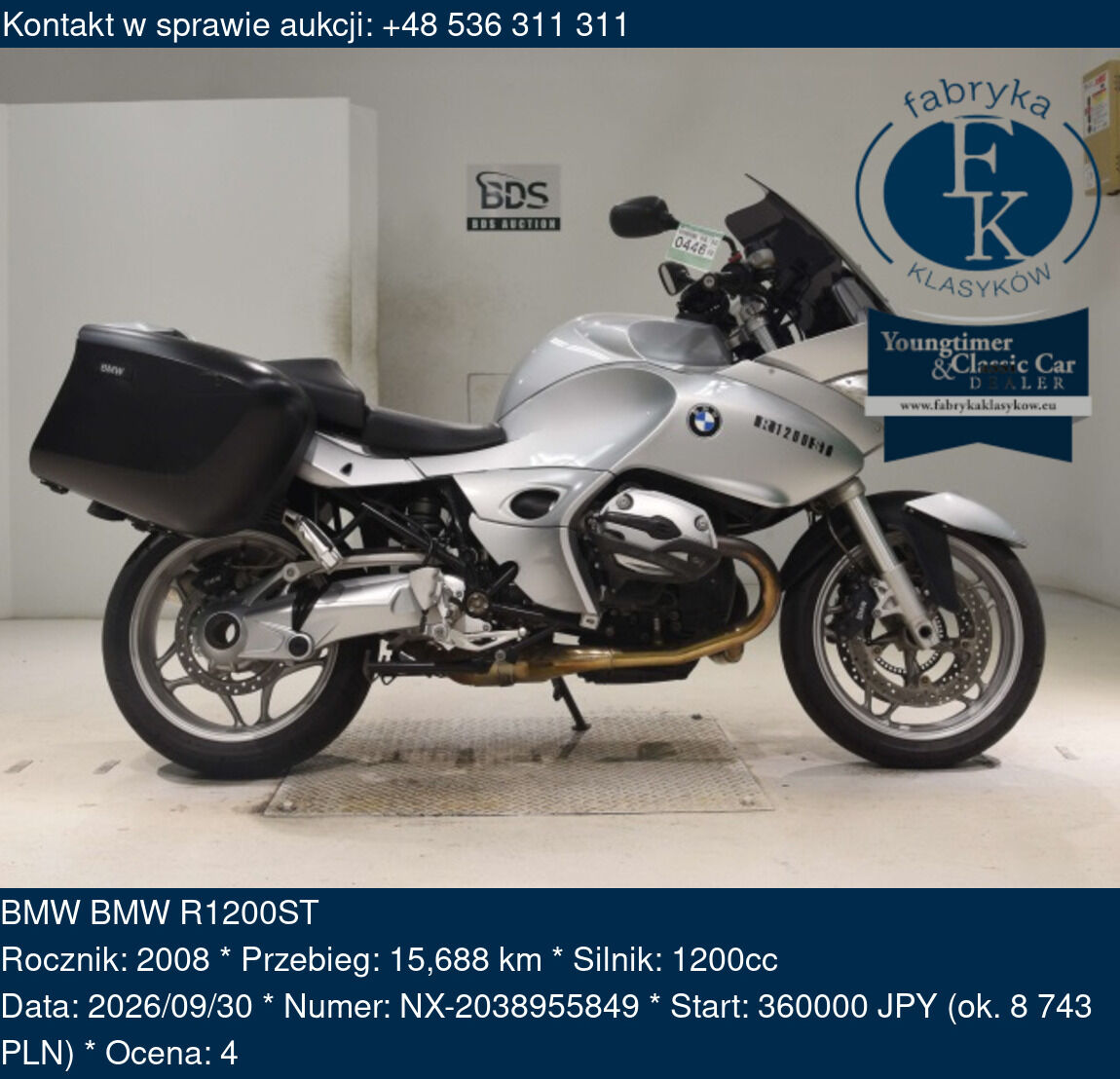 BMW BMW R1200ST 2008 - zdjęcie 2