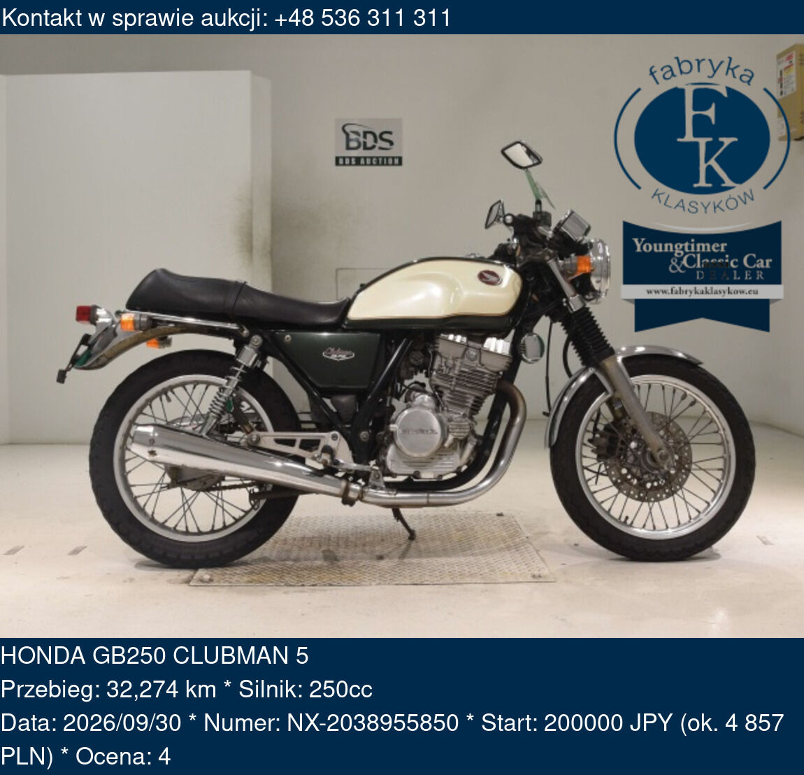 HONDA GB250 CLUBMAN 5  - zdjęcie 2