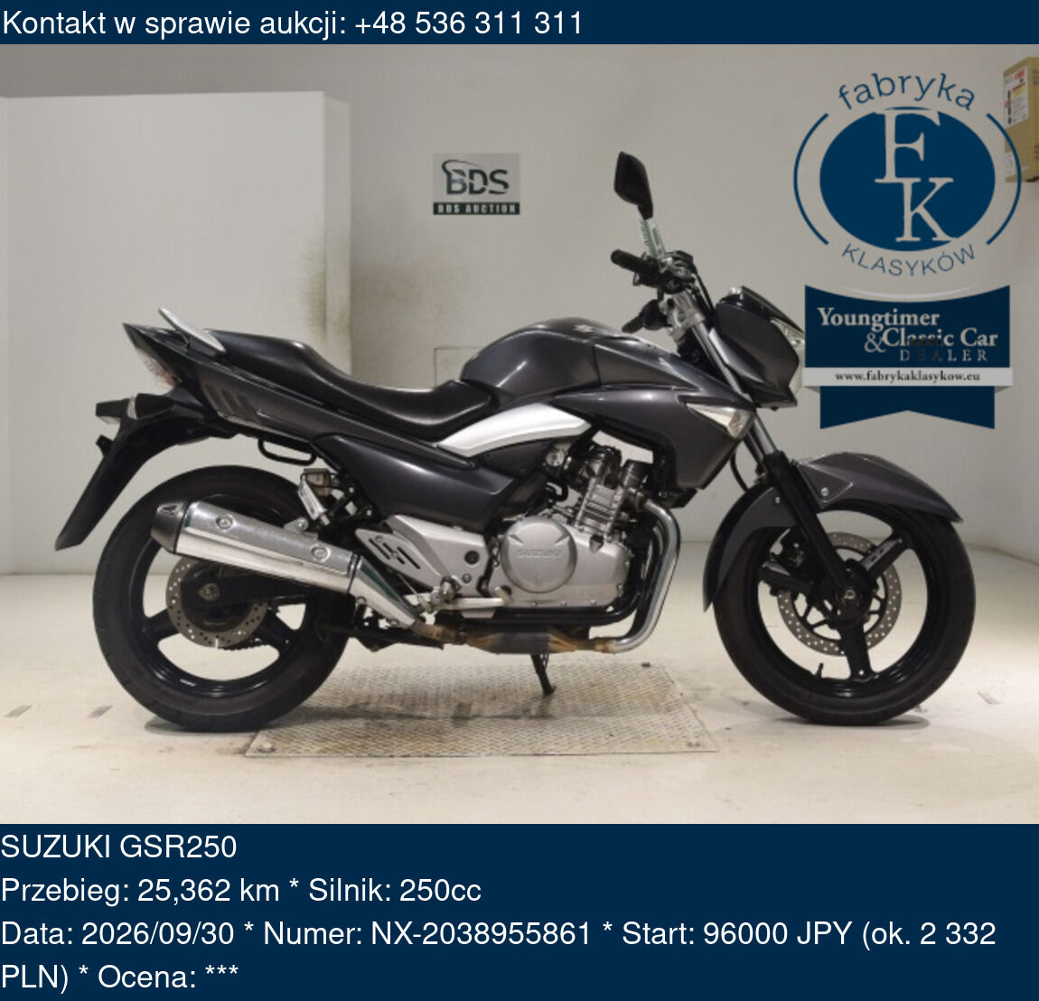 SUZUKI GSR250  - zdjęcie 2