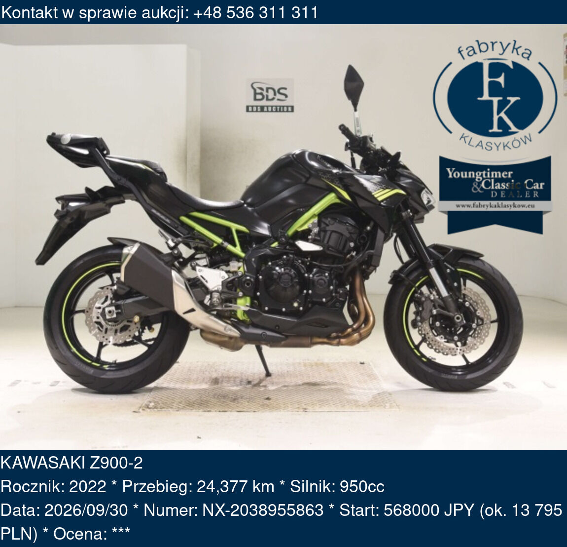 KAWASAKI Z900-2 2022 - zdjęcie 2