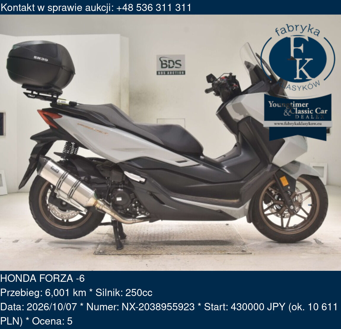 HONDA FORZA -6  - zdjęcie 2
