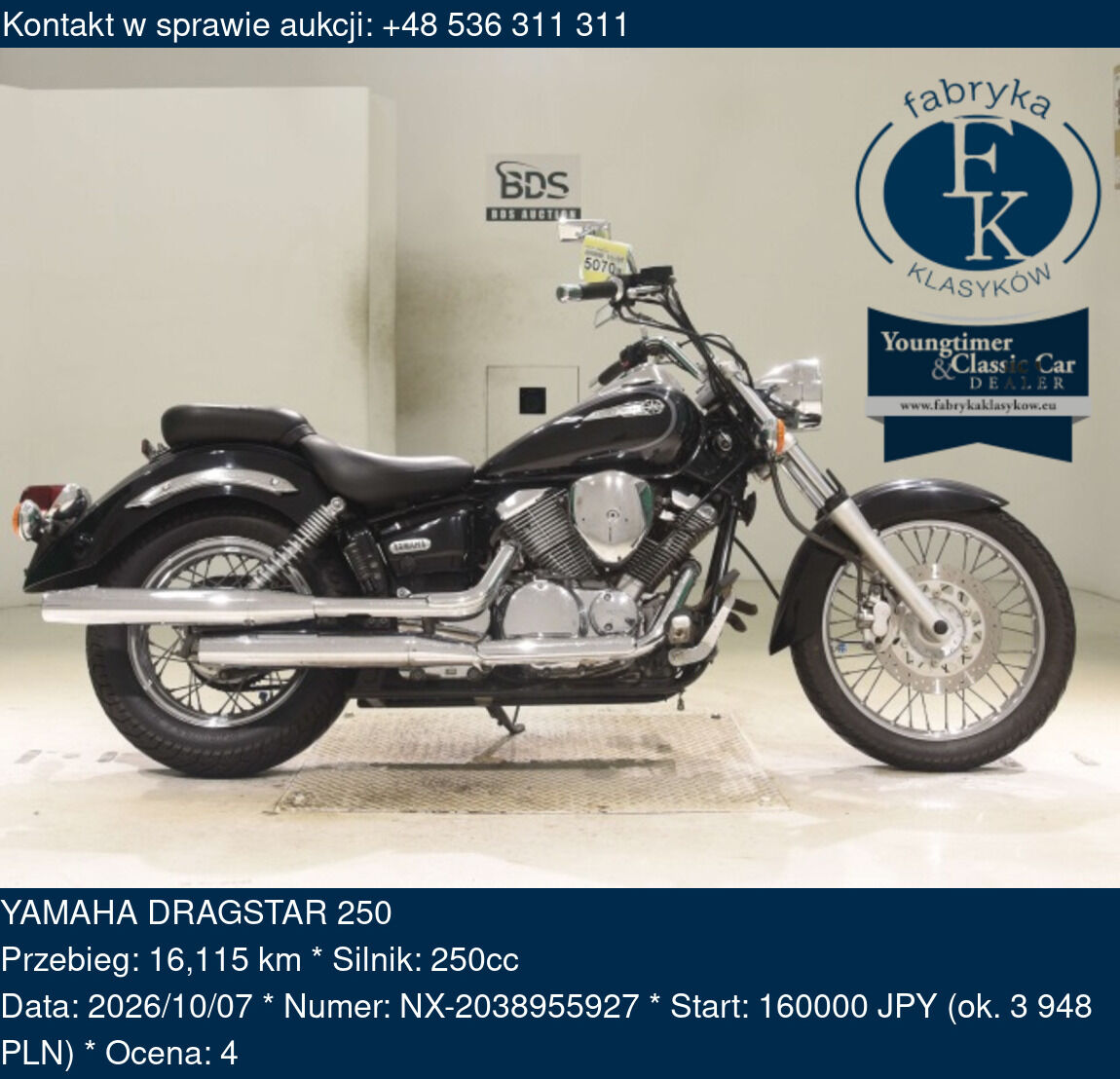 YAMAHA DRAGSTAR 250  - zdjęcie 2
