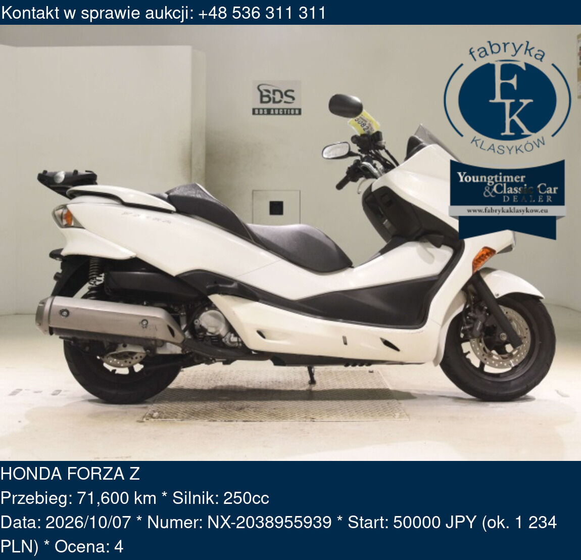HONDA FORZA Z  - zdjęcie 2