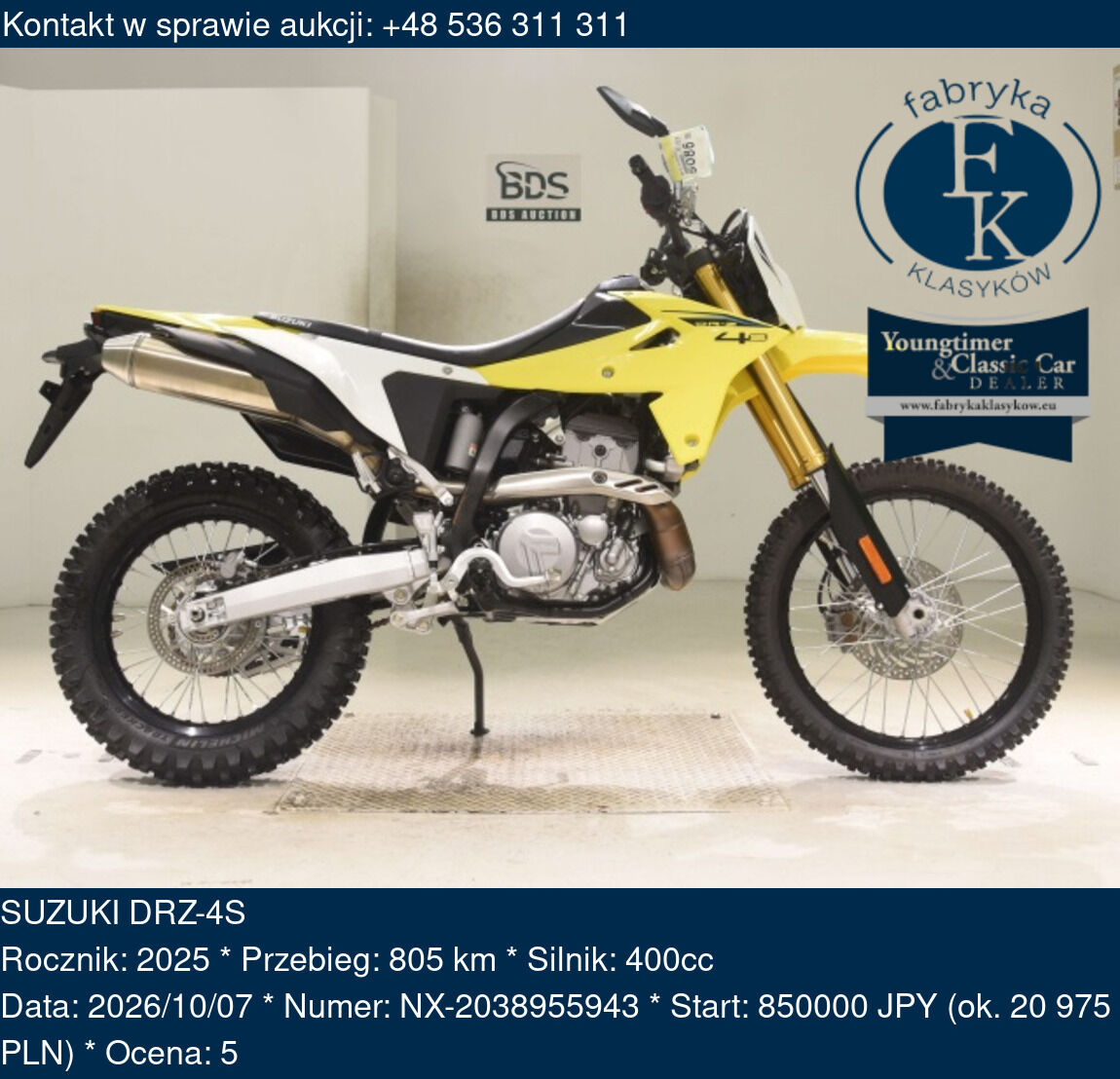 SUZUKI DRZ-4S 2025 - zdjęcie 2