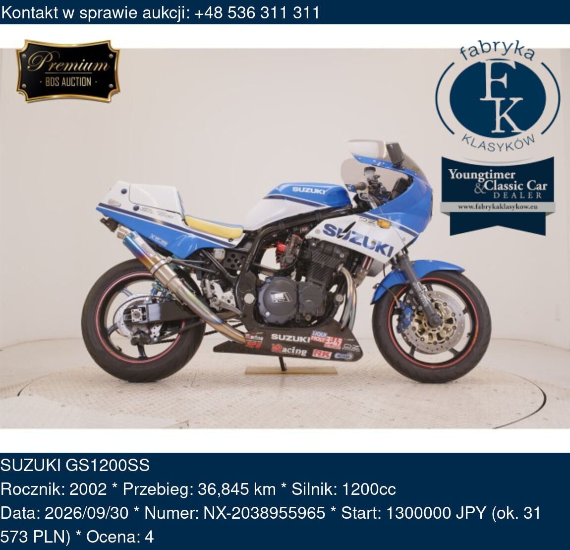 SUZUKI GS1200SS 2002 - zdjęcie 2