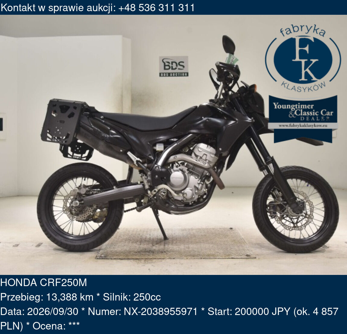 HONDA CRF250M  - zdjęcie 2